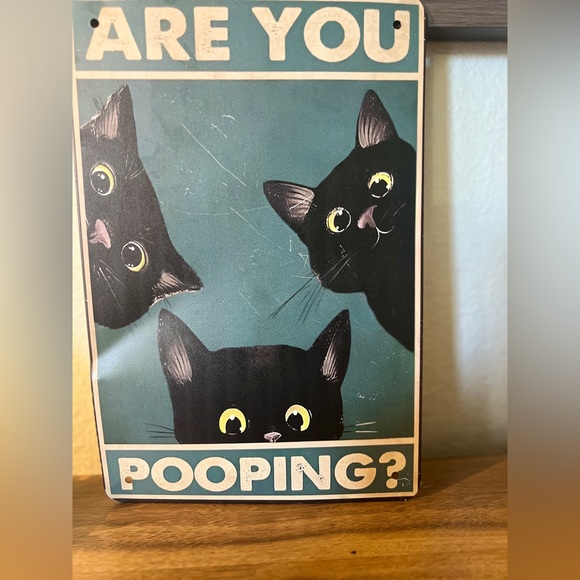 Tin Sign Humorous Cats - Picture 2 of 6